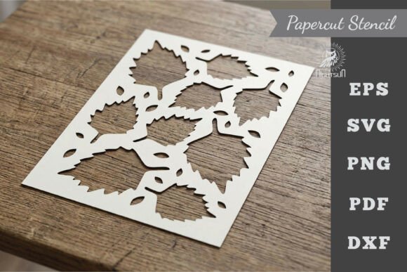 Download Leaves Pattern Stencil Paper Cutting 5 - Paper cutting Collection